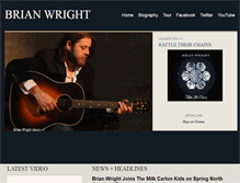 Tablet Screenshot of brianwrightmusic.com